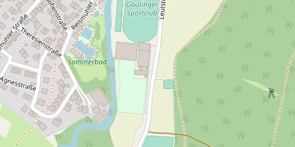 Tennisverein auf Satellitenbild
