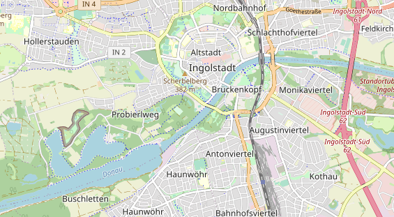 Tennisverein auf Karte