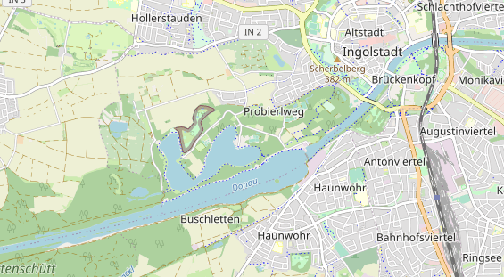 Tennisverein auf Karte