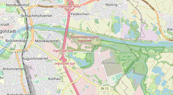 Tennisverein auf Karte