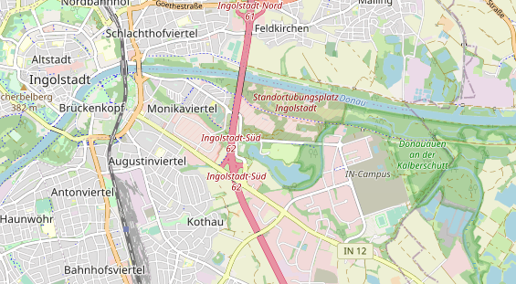 Tennisverein auf Karte