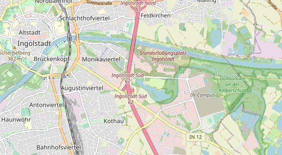 Tennisverein auf Karte