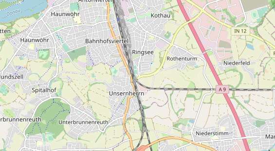 Tennisverein auf Karte