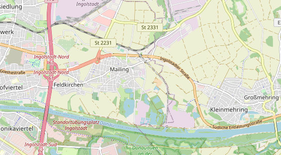 Tennisverein auf Karte