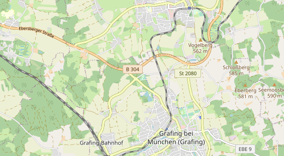 Tennisverein auf Karte