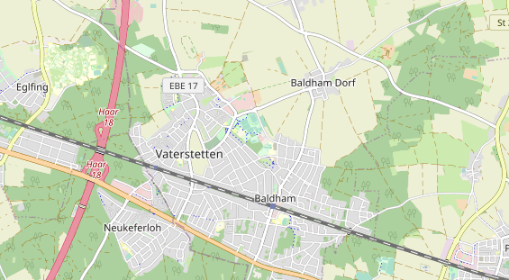 Tennisverein auf Karte