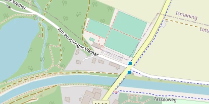 Tennisverein auf Satellitenbild