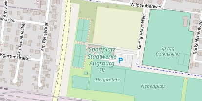 Tennisverein auf Satellitenbild
