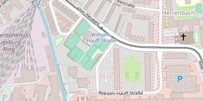 Tennisverein auf Satellitenbild
