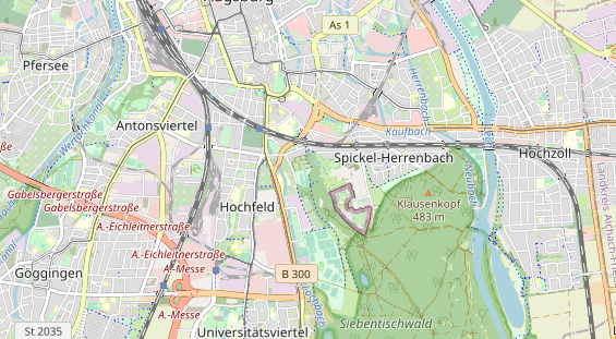 Tennisverein auf Karte