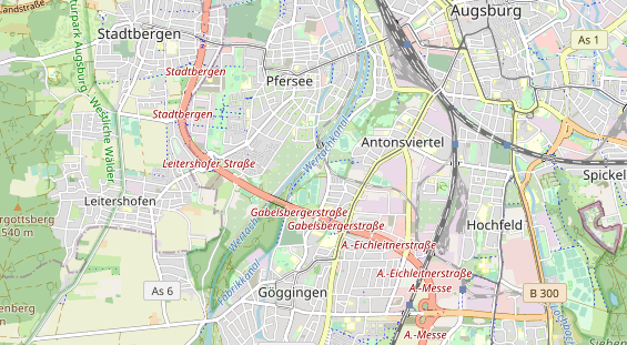 Tennisverein auf Karte