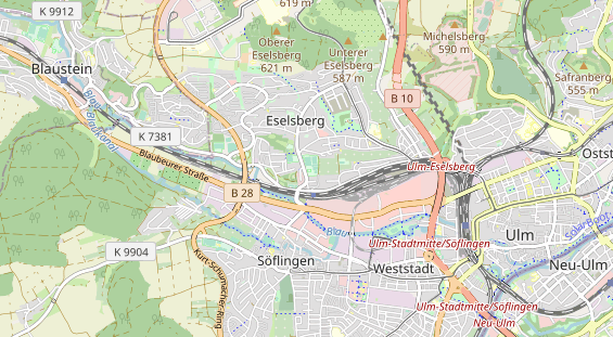Tennisverein auf Karte