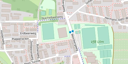 Tennisverein auf Satellitenbild