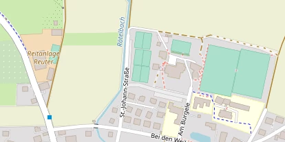 Tennisverein auf Satellitenbild