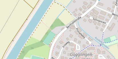 Tennisverein auf Satellitenbild