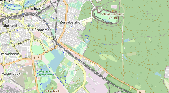 Tennisverein auf Karte