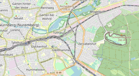 Tennisverein auf Karte