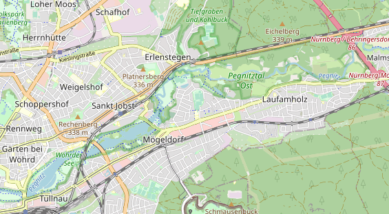 Tennisverein auf Karte