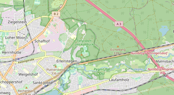 Tennisverein auf Karte