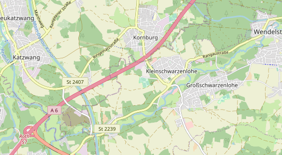 Tennisverein auf Karte