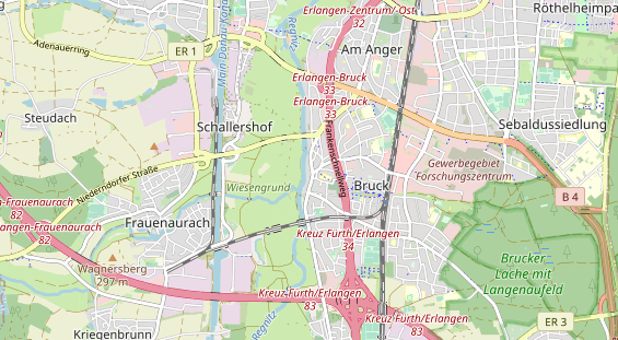 Tennisverein auf Karte