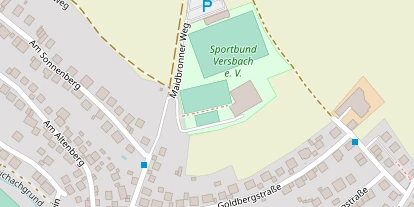 Tennisverein auf Satellitenbild