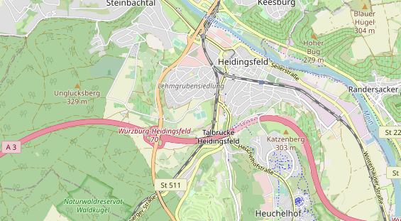 Tennisverein auf Karte