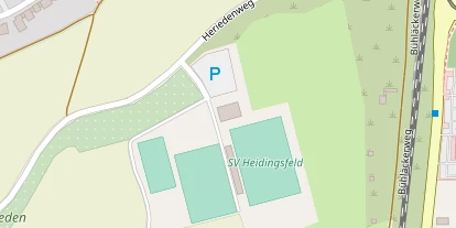 Tennisverein auf Satellitenbild
