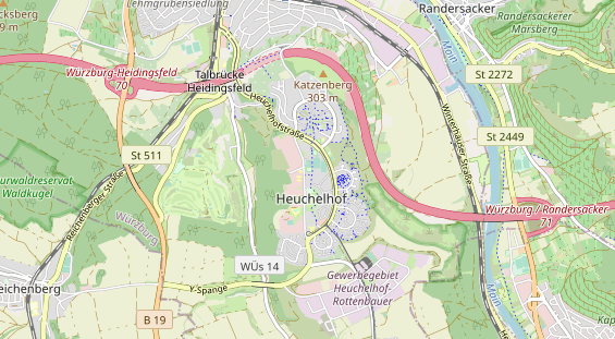 Tennisverein auf Karte