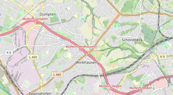 Tennisverein auf Karte