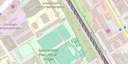 Tennisverein auf Satellitenbild