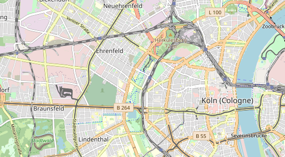 Tennisverein auf Karte