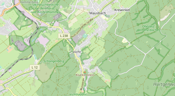 Tennisverein auf Karte