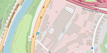 Tennisverein auf Satellitenbild