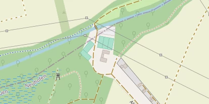 Tennisverein auf Satellitenbild