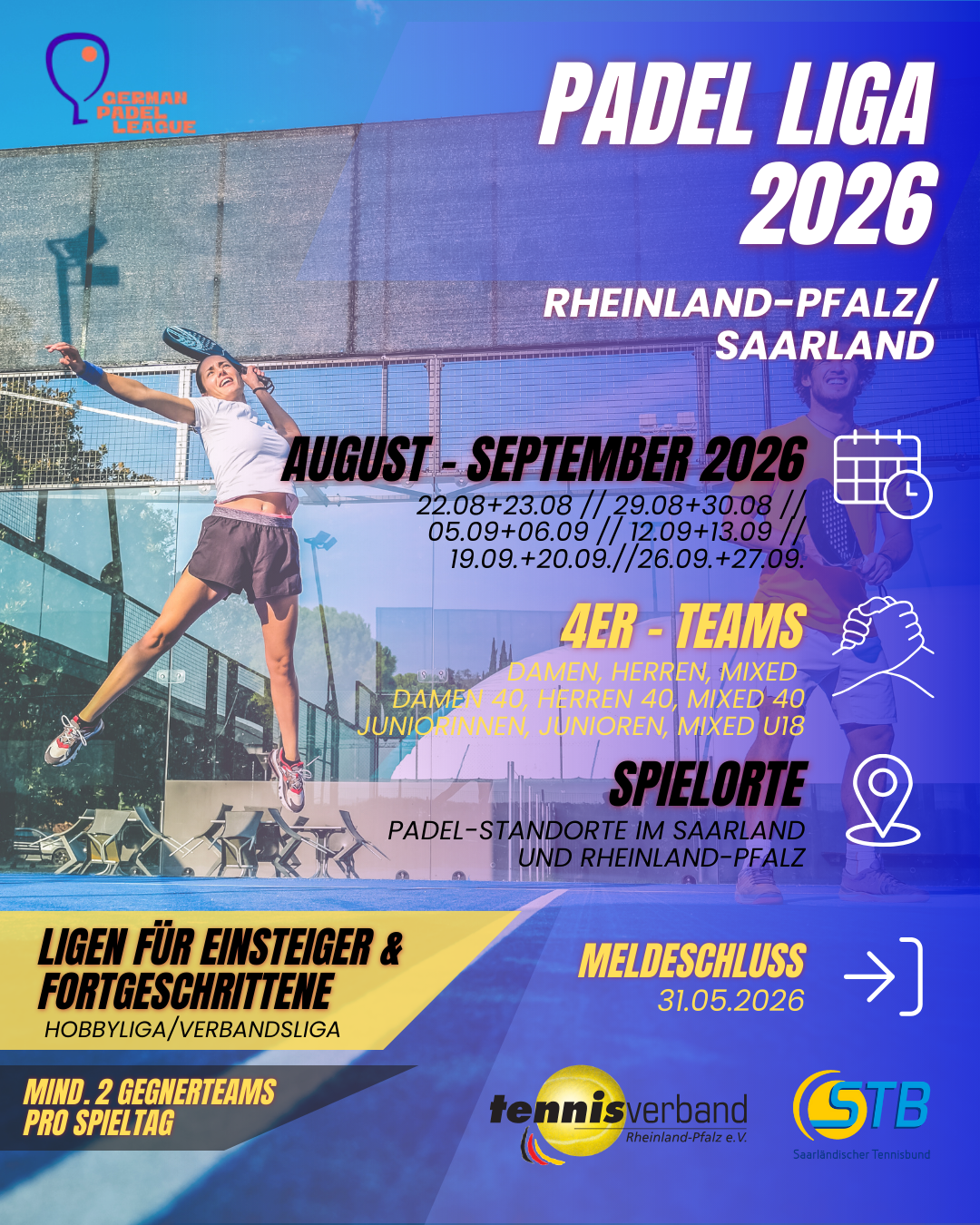 Presseportal: Die Padelliga Rheinland-Pfalz/Saarland