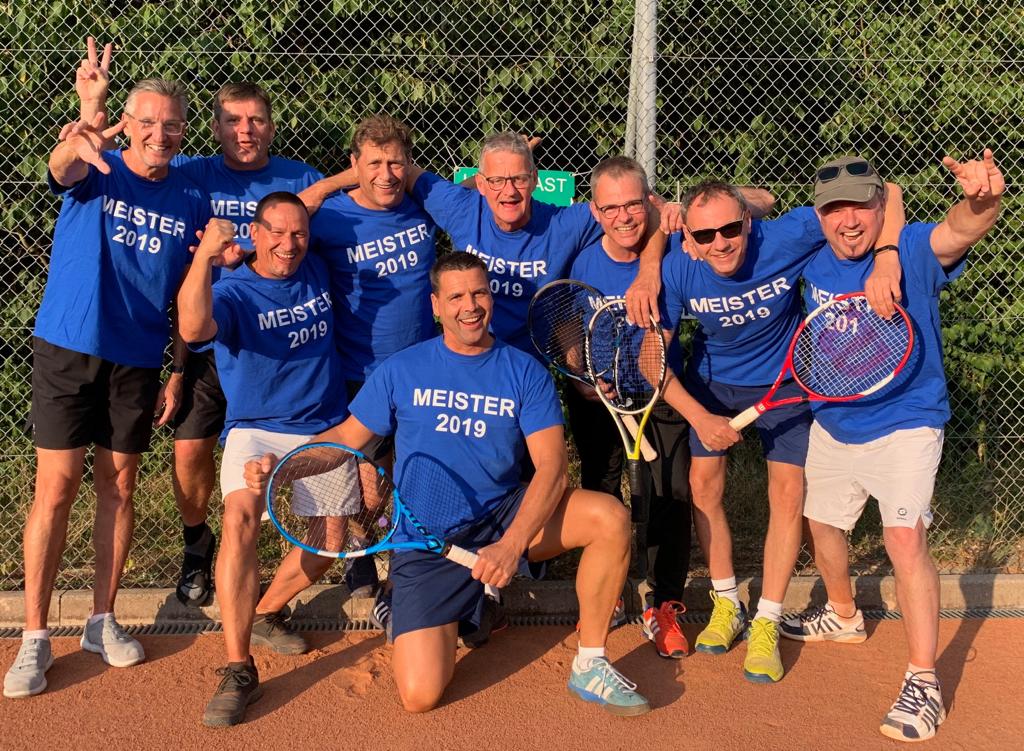 Tennisvereine: Herren50, die Meisterschaft 2019 - SV BW Münster-Sarmsheim