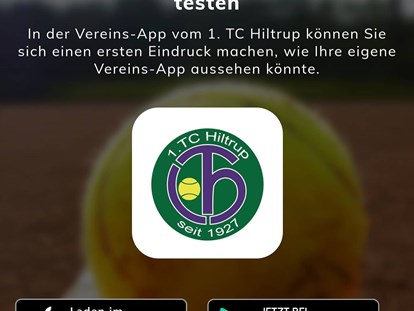 Tennisverein - Wir sind dein Partner für: Tennis - Deutschland - Tennis Vereins-App