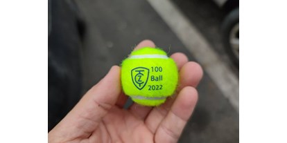 Tennisverein - Wir sind dein Partner für: Tennis - PLZ 50829 (Deutschland) - Schlüsselanhänger mit Logo. - Vibra-Stop