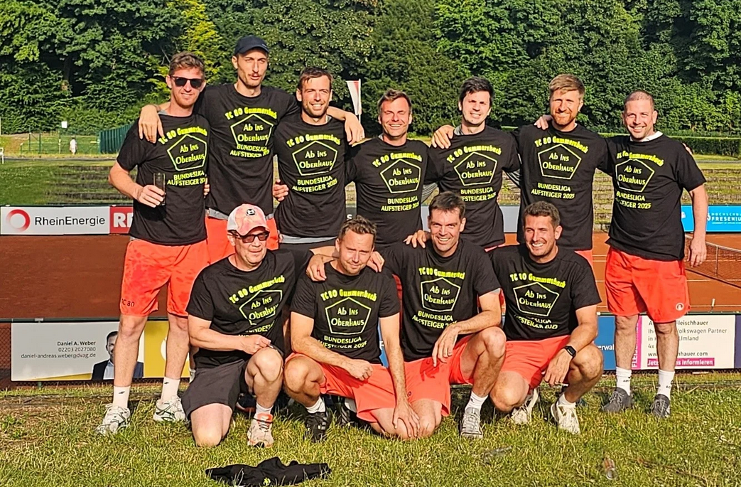 Tennisvereine - TC 80 Gummersbach: H30-Bundesliga-Team startet künftig unter dem Namen