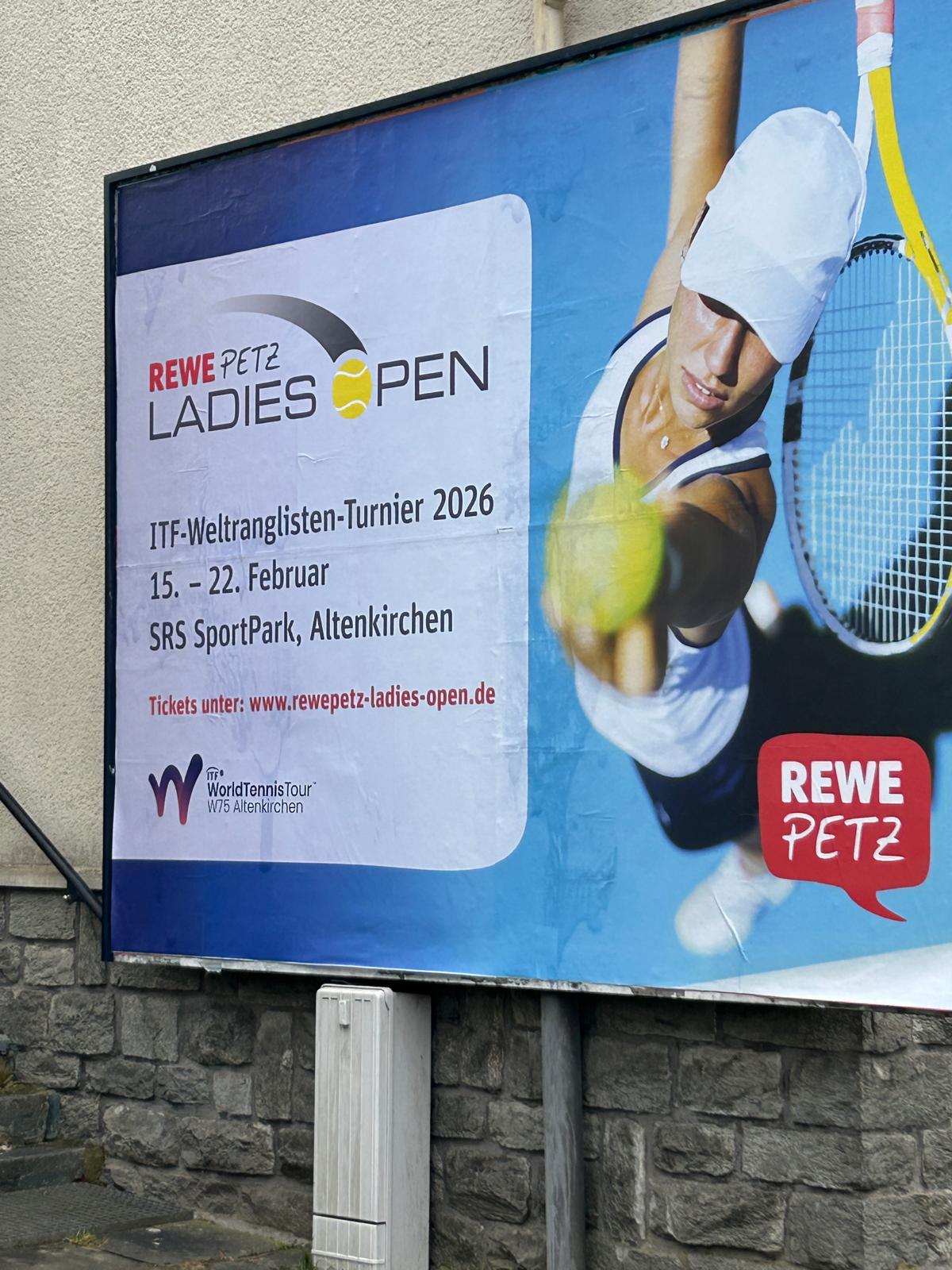 Tennis Presse: Rewe Petz Ladies Open 2026