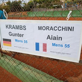 Tennis: Traumlos in der ersten Runde bei der Senior Open in Cala Ratjada  - Gunter Krambs