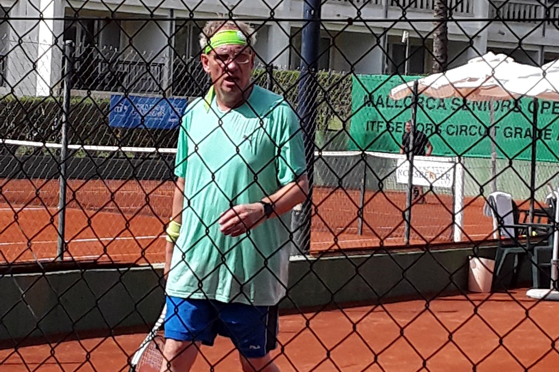 Tennis: Einzel erste Runde Mallorca Senior Open 2021 - Gunter Krambs