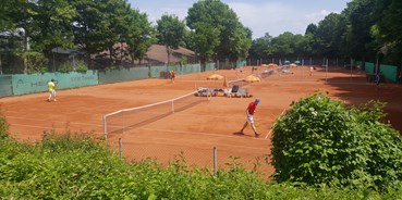 Tennisverein - Tennis-Schnupperkurs: Bitte nachfragen. - Rheinhessen - Blick über die Plätze - SVW Mainz
