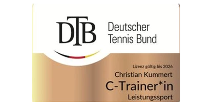 Tennisvereine - Meine Portfolios: Leistungstraining - Berlin - DTB-C-Lizenz - Christian Kummert "Dein Tennis Coach in Berlin/Brandenburg"